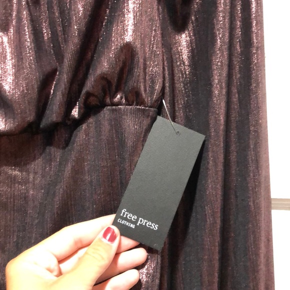 Free Press | Square Neck Sparkly Blouse - Picture 5 of 6